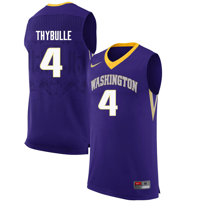 Men Washington Huskies #4 Matisse Thybulle College Basketball Jerseys Sale-Purple